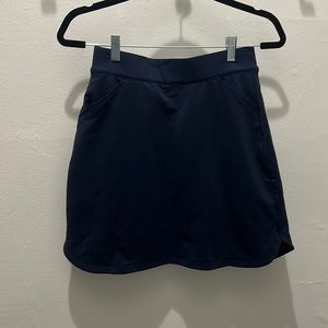 Navy golf skort